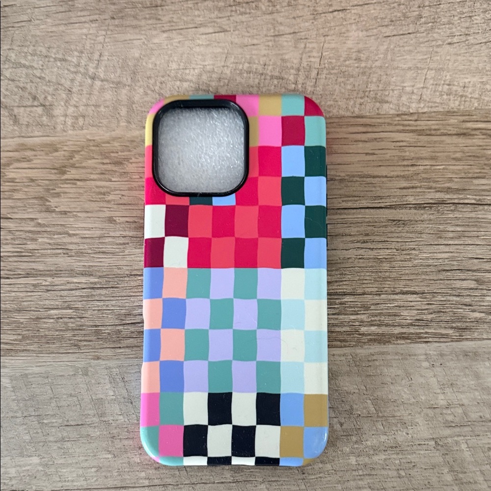 Multicolor Checkered 16 Pro Max Phone Case